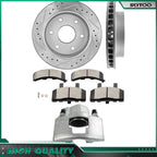Front Rotor Ceramic Pads Left Brake Calipers for Chevy Tahoe (2000)