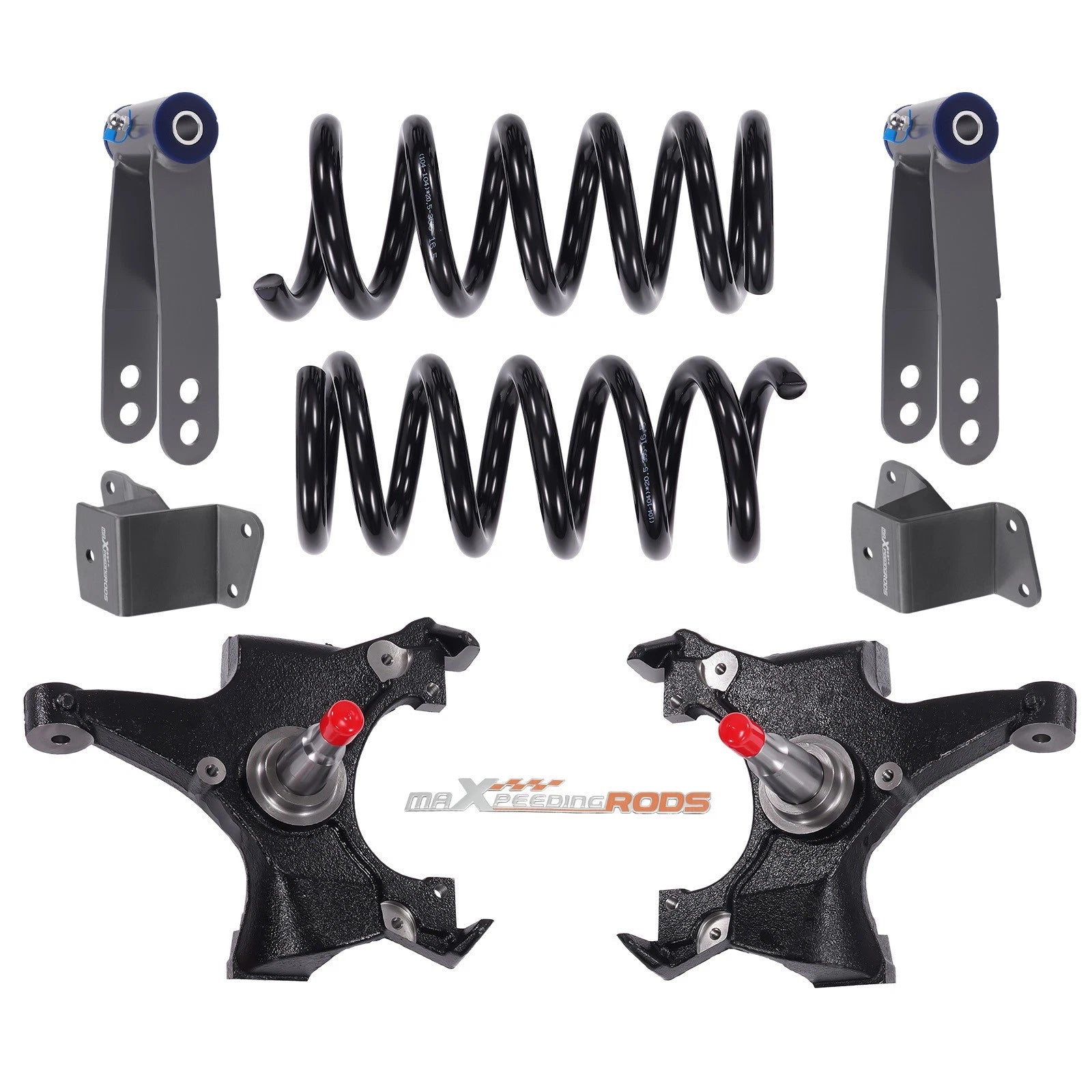 Front Drop Kit for Chevrolet GMC C1500 (1988–1998) 2WD 4" Rear 3-4"