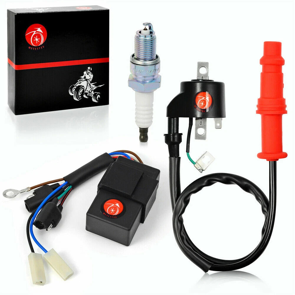 Ignition Coil CDI Relay Regulator & Spark Plug for Polaris Sportsman 500 (1996–2001)