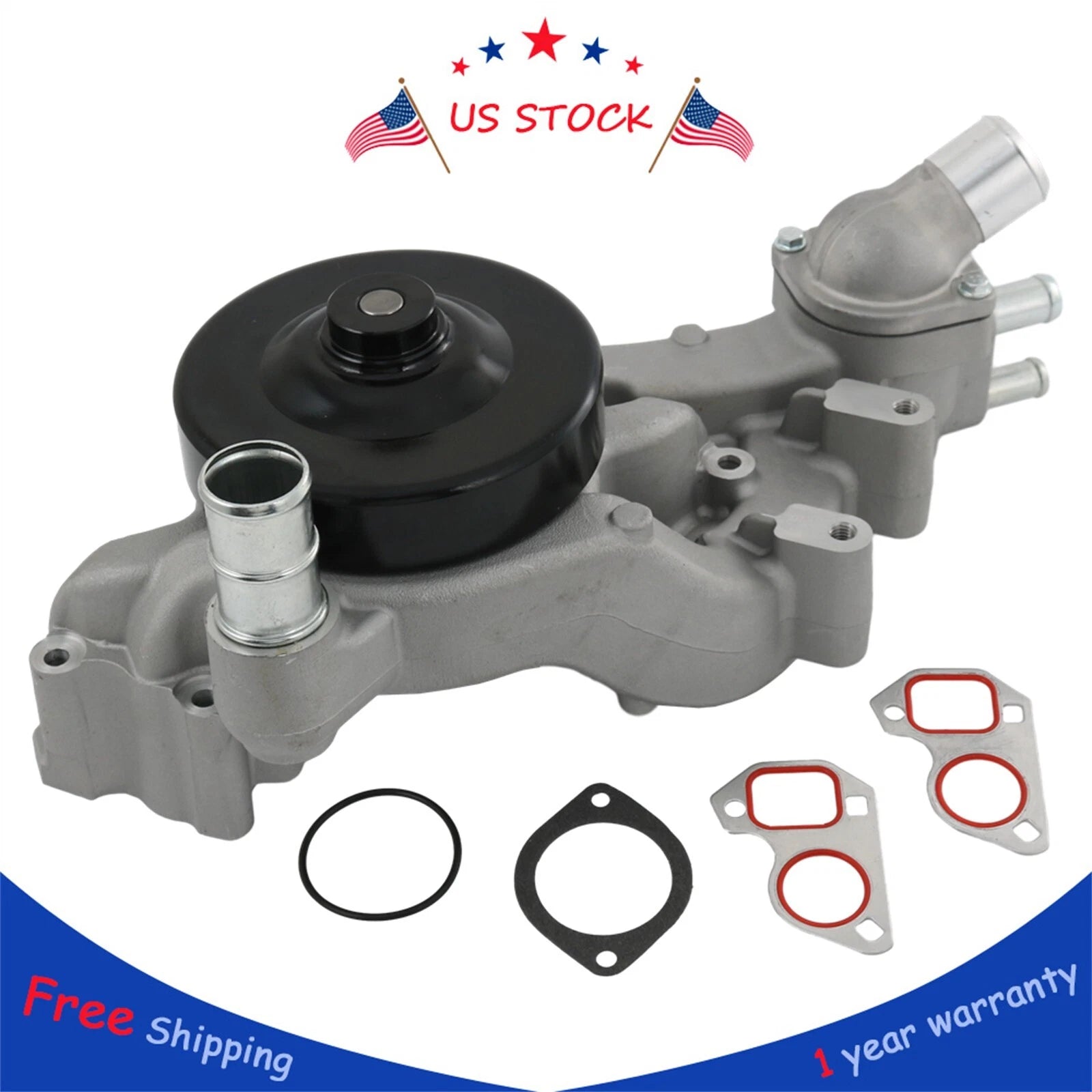 Water Pump for Chevrolet Camaro (2010–2015) with Thermostat