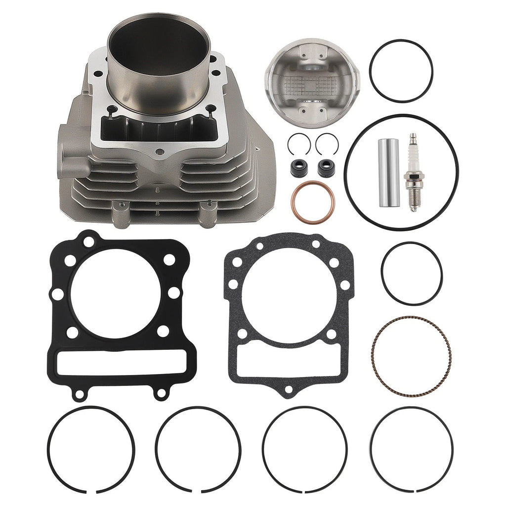 Top End Kit with Cylinder Jug Piston Gaskets for Kawasaki Bayou 300 (1989–2004)