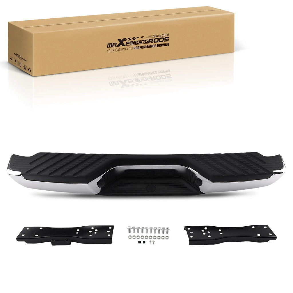Rear Bumper Assembly Chrome Steel for Nissan Frontier (1998–2004) 850107B426
