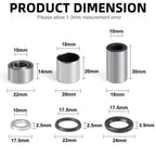 Front Upper Lower Shock Bushing Kit for Honda Sportrax 400 TRX400EX (1999-2004)