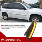 Smoked LED Side Mirror Signal Lights for Chevrolet Trailblazer (2002–2009)
