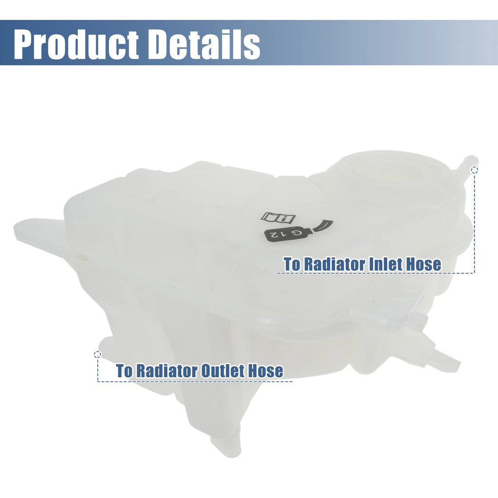 Coolant Radiator Reservoir Tank 4F0121403 w/ Sensor for Audi A6 Quattro (1998–2004)