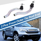 2 x Front Outer Tie Rod Ends for Honda Civic (2006-2011)