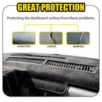 Dash Cover Mat for Chevy Silverado C1500 C2500 C3500 (1988–1994) Black