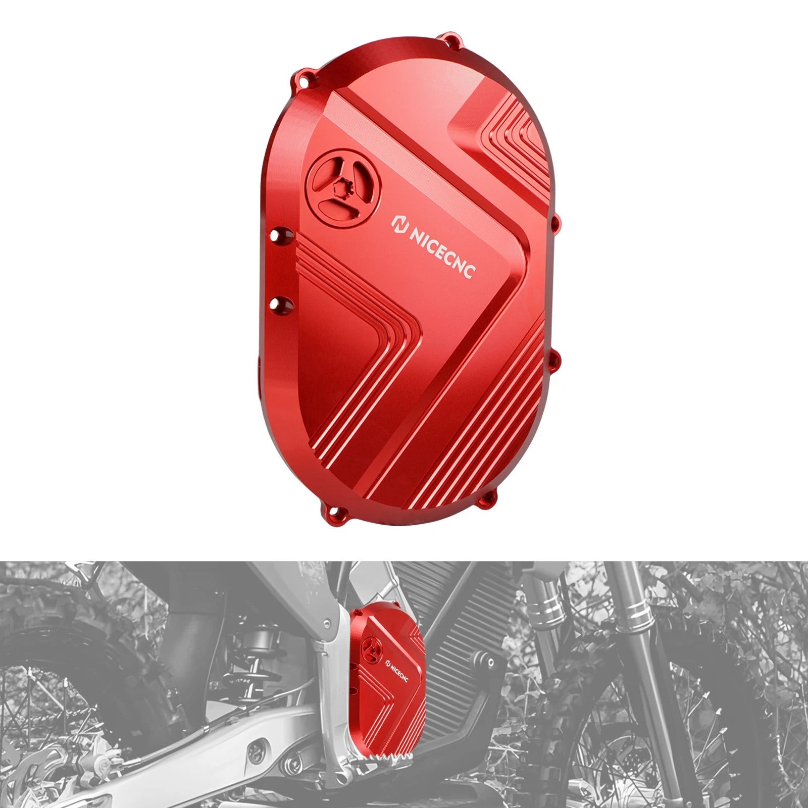 Right Large Motor Cover Guard for STARK VARG MX/EX/SM (2024–2026) Red