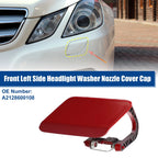 Left Front Washer Nozzle Cover for Mercedes Benz E Class (2010–2016) No.A2128600108 Red