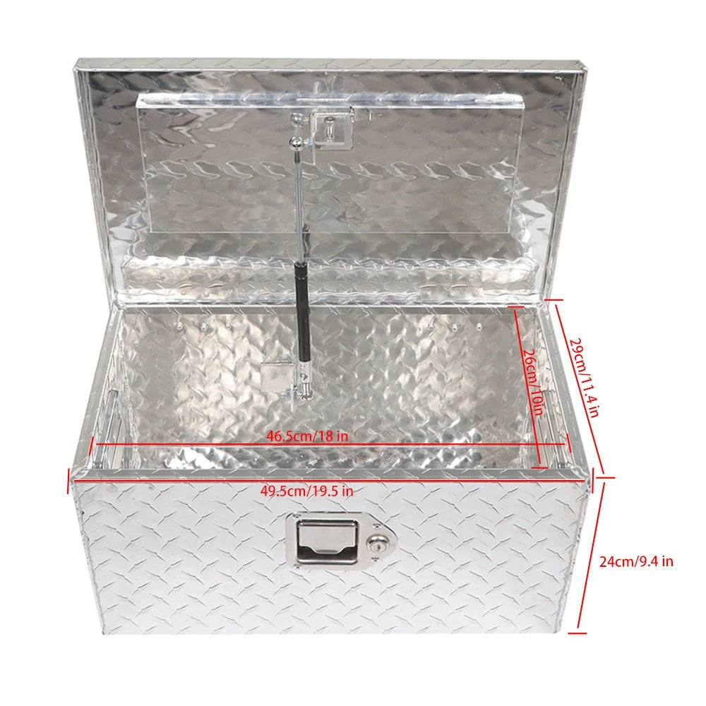 Aluminum Underbody Tool Box for Truck Trailer Pickup (20"x12"x9.5")