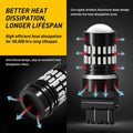 Set of 2 LED Red Brake Stop Tail Light Bulbs 3157 3057 3357 4057 4157