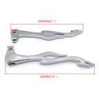 Chrome Brake Clutch Levers for Yamaha Virago 250 V Star (1995–2007)