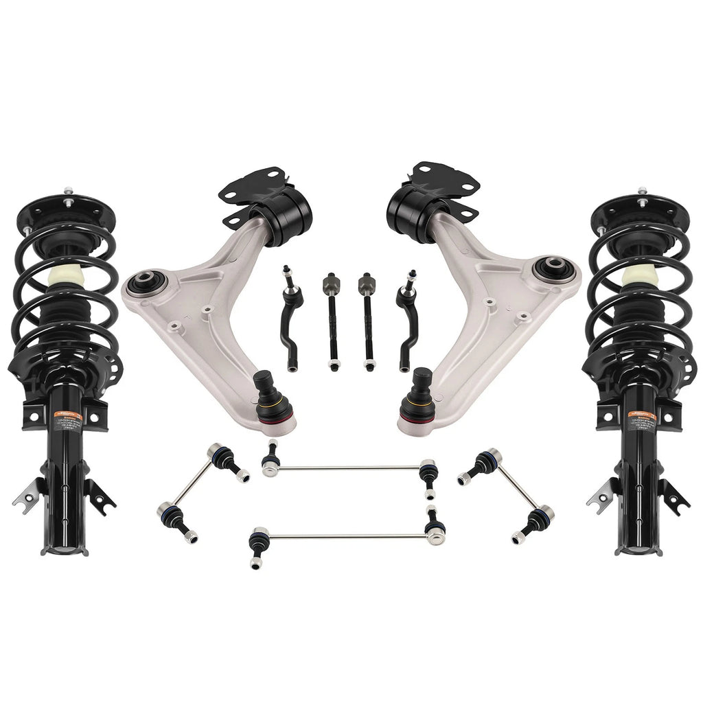 12x Front Complete Struts Control Arms Kit for Ford Fusion (2013–2020) 172638