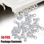 50x Curtain Track Hooks Runner for Camper Van Motorhome Caravan Boat