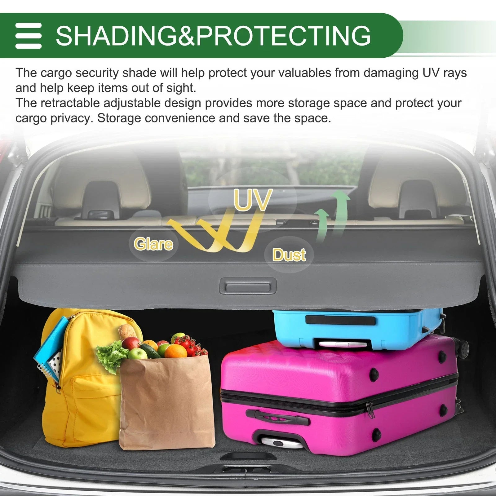 Retractable Cargo Cover for Mercedes-Benz B-Class W245 (2008-2011)