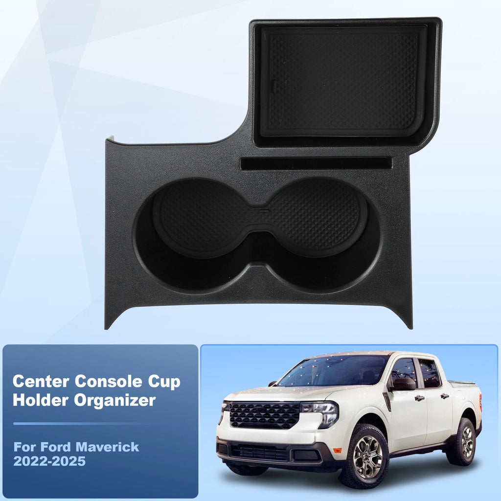 Center Console Cup Holder Organizer Tray for Ford Maverick (2022–2025)