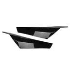 2X Window Spoiler Side Wing Trim Cover for Volkswagen (2020–2021) Glossy Black
