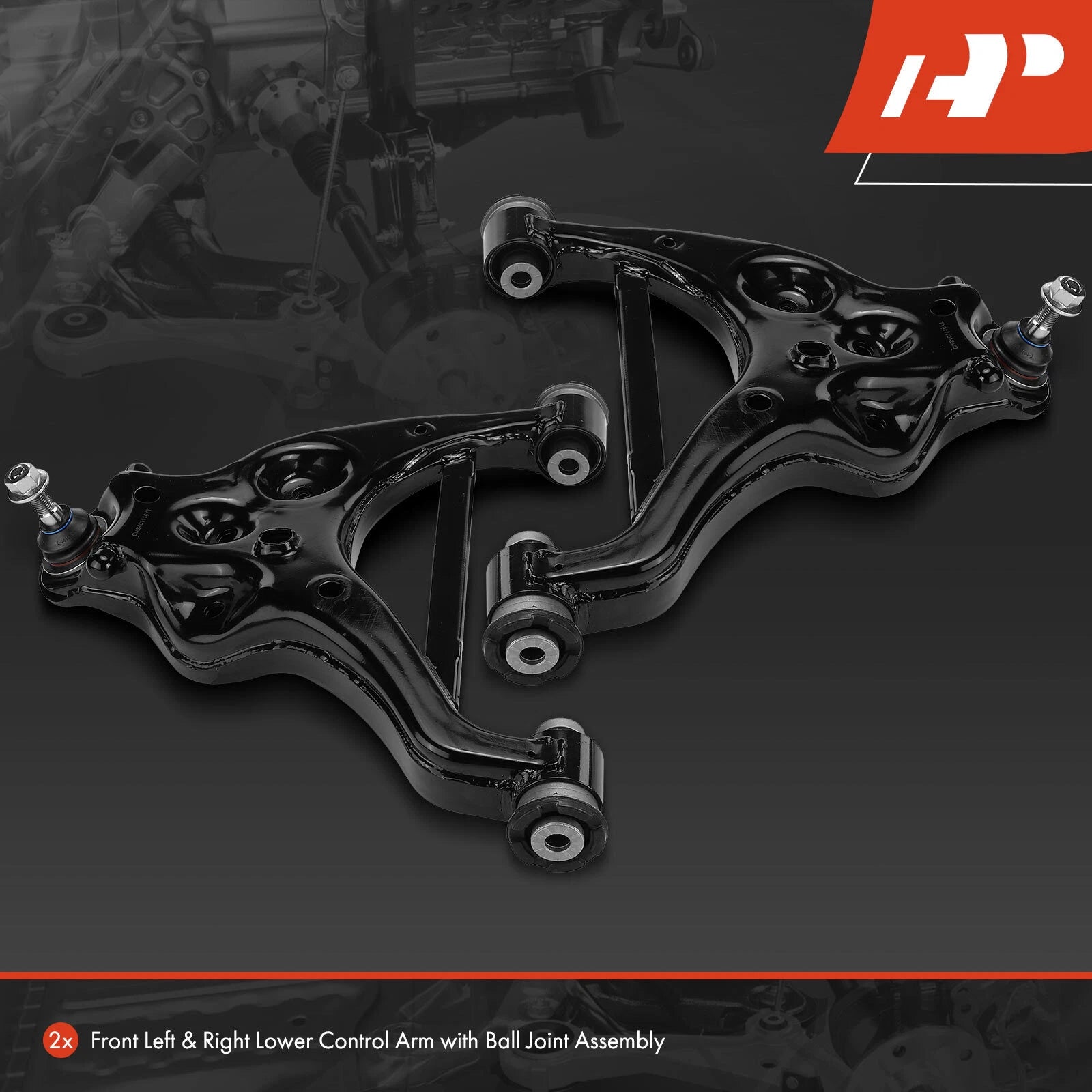 2X Front Lower Control Arm & Ball Joint for Ford F-150 (2014-2015)