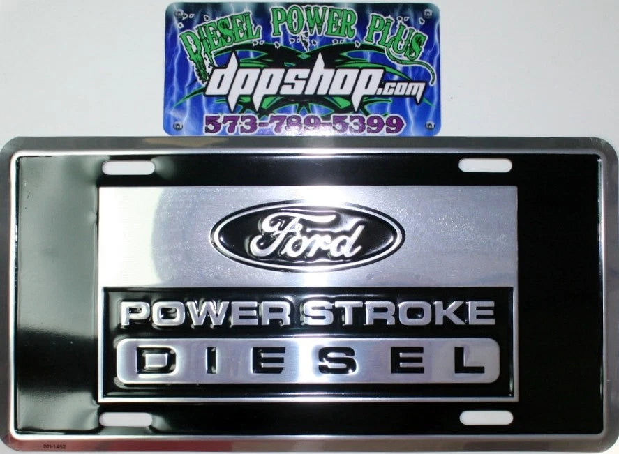 Powerstroke Diesel Truck License Plate Tag for Ford