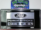 Powerstroke Diesel Truck License Plate Tag for Ford