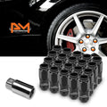 20Pcs Closed End Acorn Lug Nuts for J2 (M12x1.5) Black
