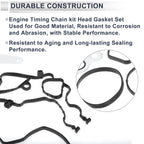 Set of 2 Engine Timing Cover Gasket TCS46162 for Jeep Wrangler (2012–2016)