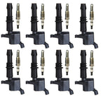 8X Ignition Coils + 8X Spark Plugs for Ford F150 Lincoln Mercury (1997–2008)