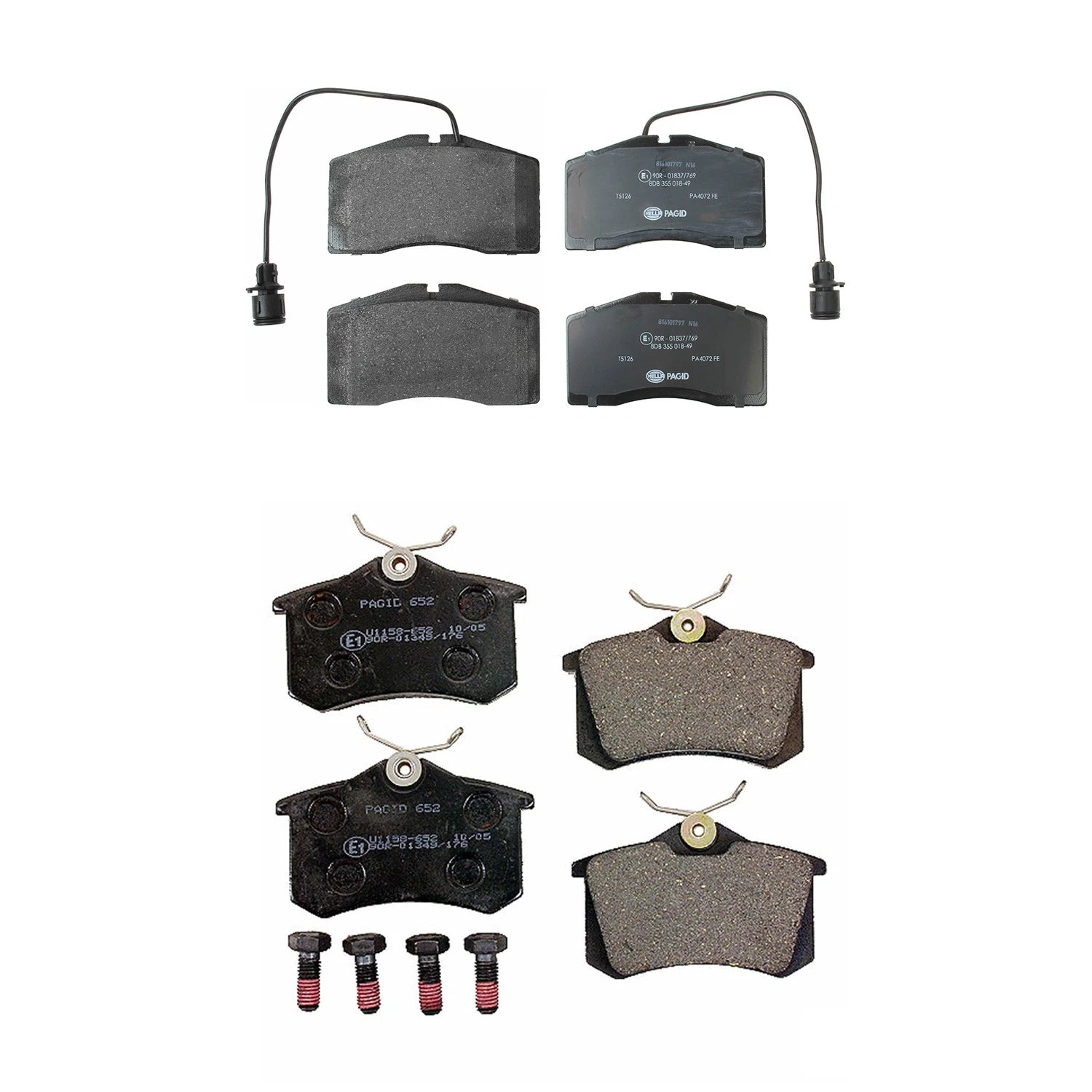 Disc Brake Pads Kit for Audi A8 Quattro S8 (1994–2003)