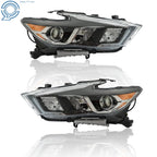 Set of 2 Halogen Headlights with LED DRL for Nissan Maxima (2016-2018)