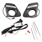2X LED Daytime Running Fog Lights Kit for Toyota Corolla (2010–2013)