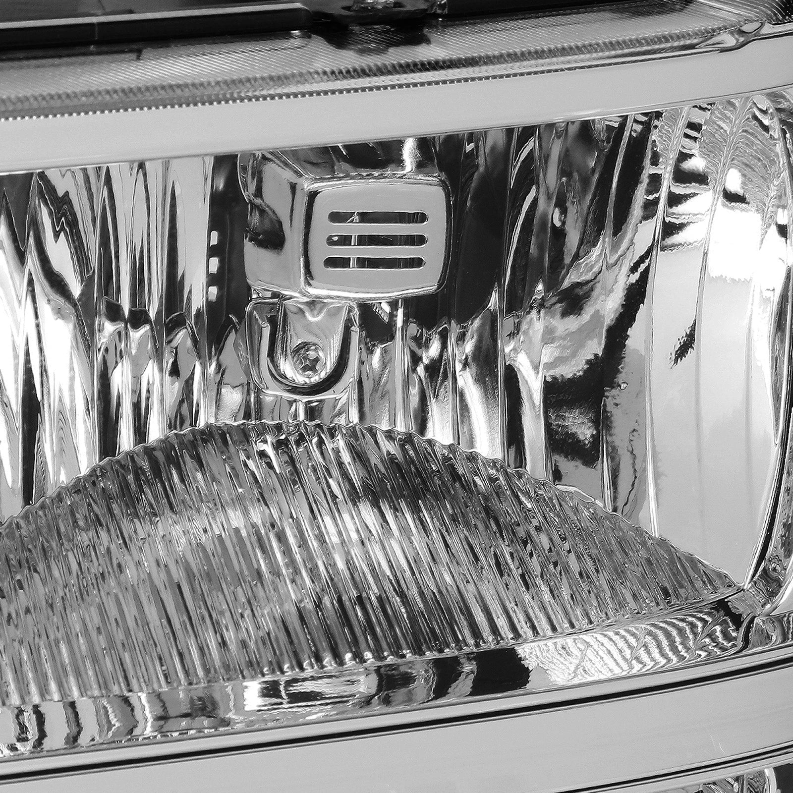 Factory Style Headlight Lamps for GMC Sierra 1500 2500 3500 (2007–2014) Chrome/Clear