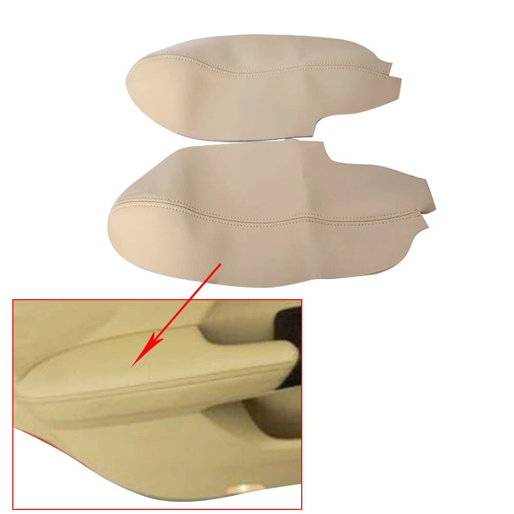 Armrest Cover for Acura TSX (2009-2014) Leather Synthetic Beige