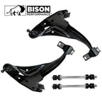 Set of 4 Front Lower Control Arms & Sway Bar Links for Ford Mercury