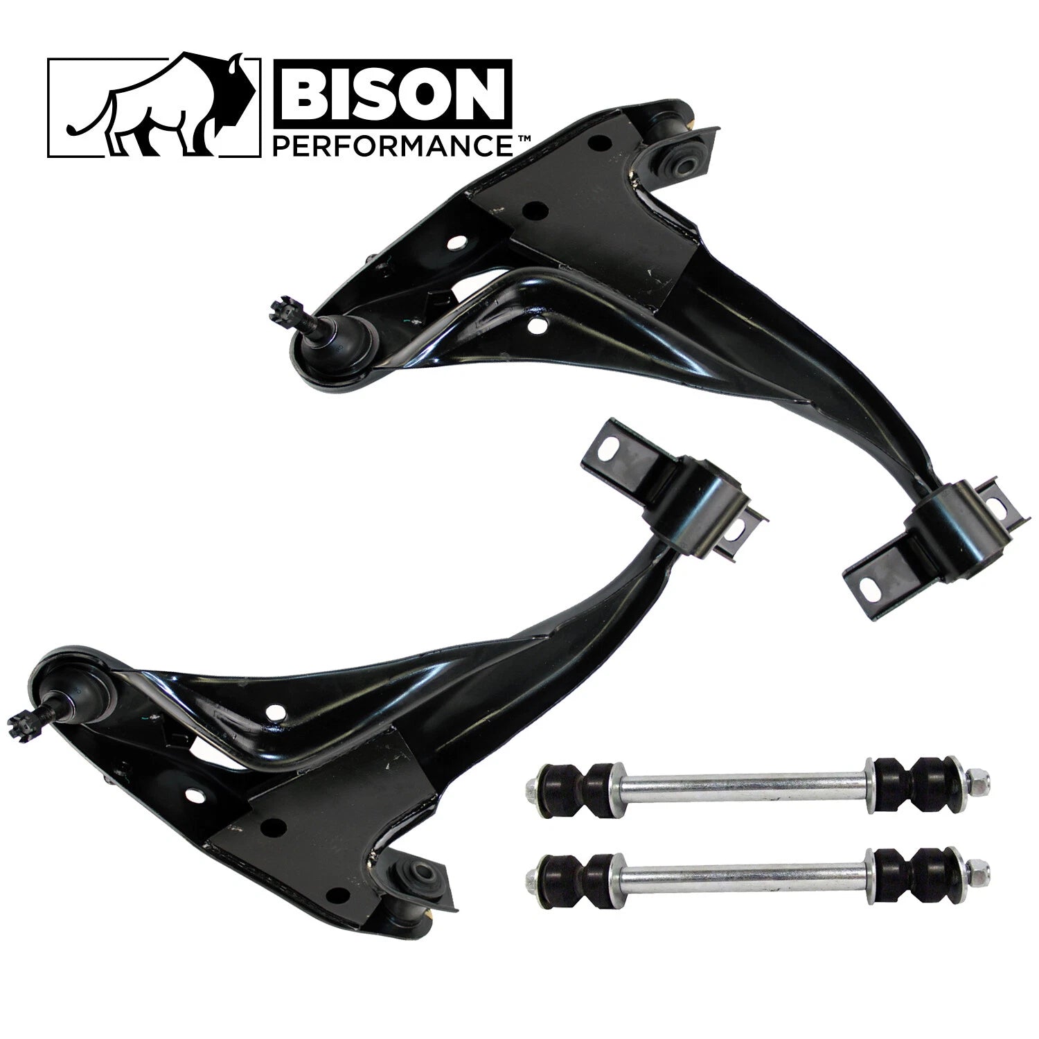 Set of 4 Front Lower Control Arms & Sway Bar Links for Ford Mercury
