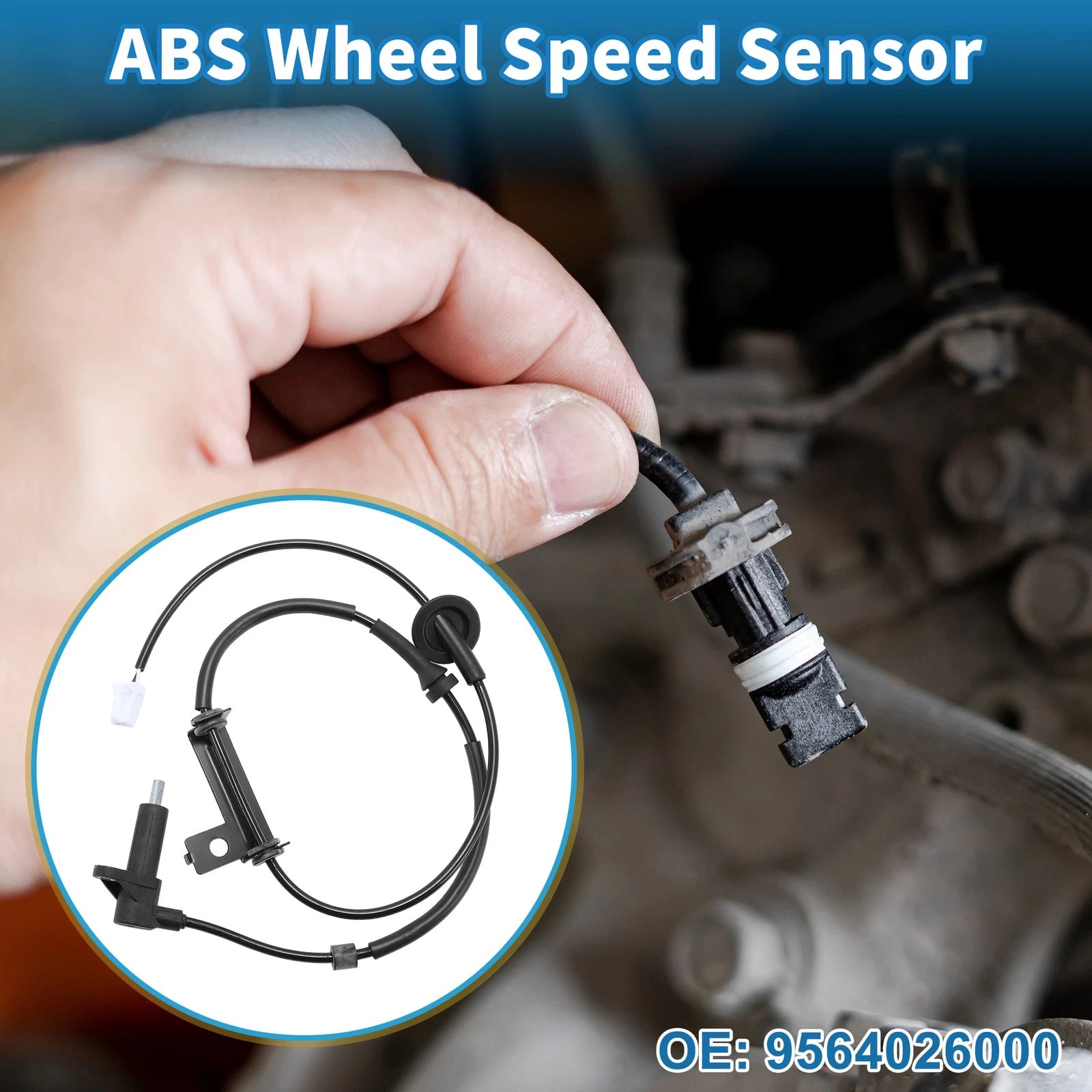 ABS Wheel Speed Sensor No. 9564026000 for Hyundai Santa Fe (2001–2006)