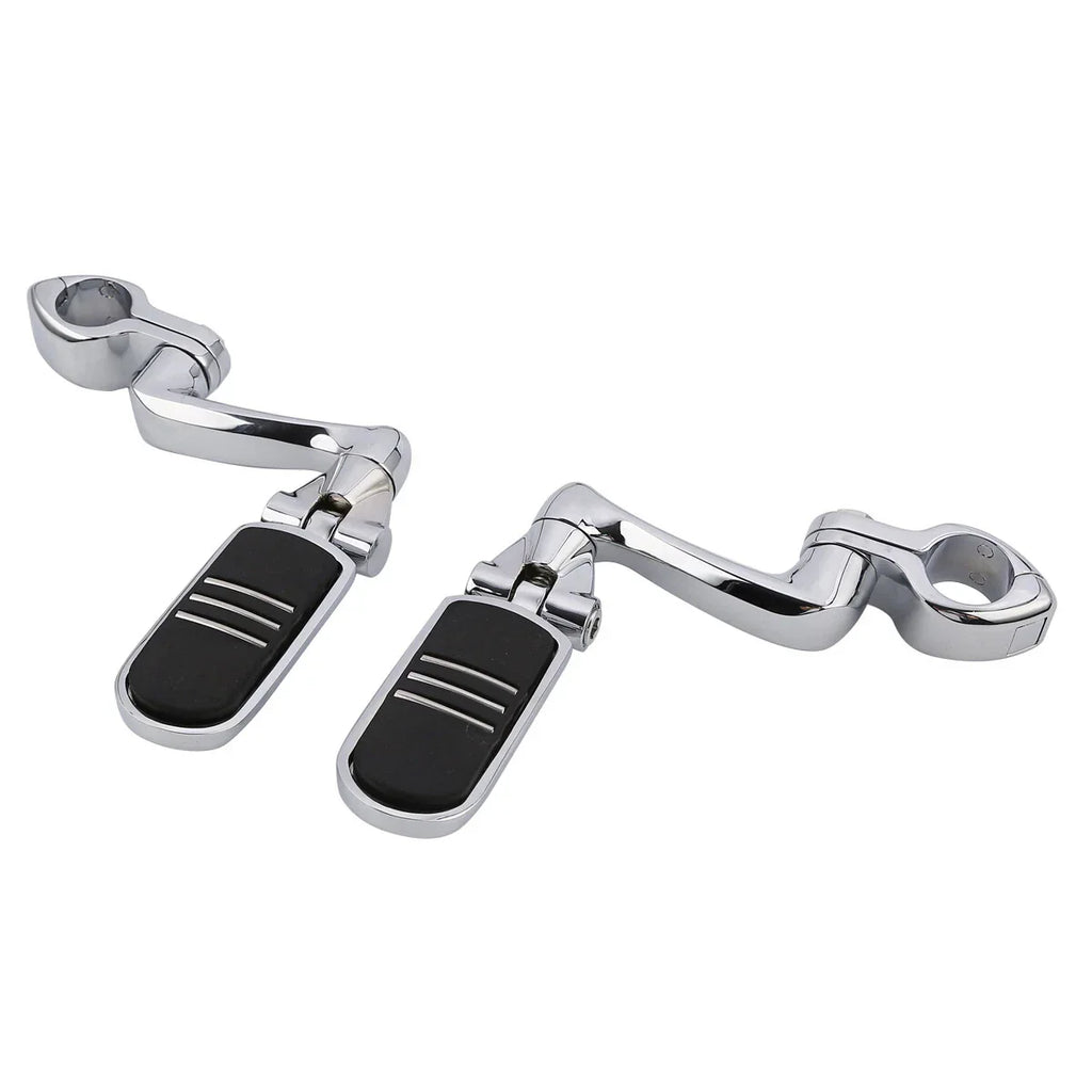 360 Adjustable Highway Foot Pegs 1.25" for Motorcycle Engine Guard