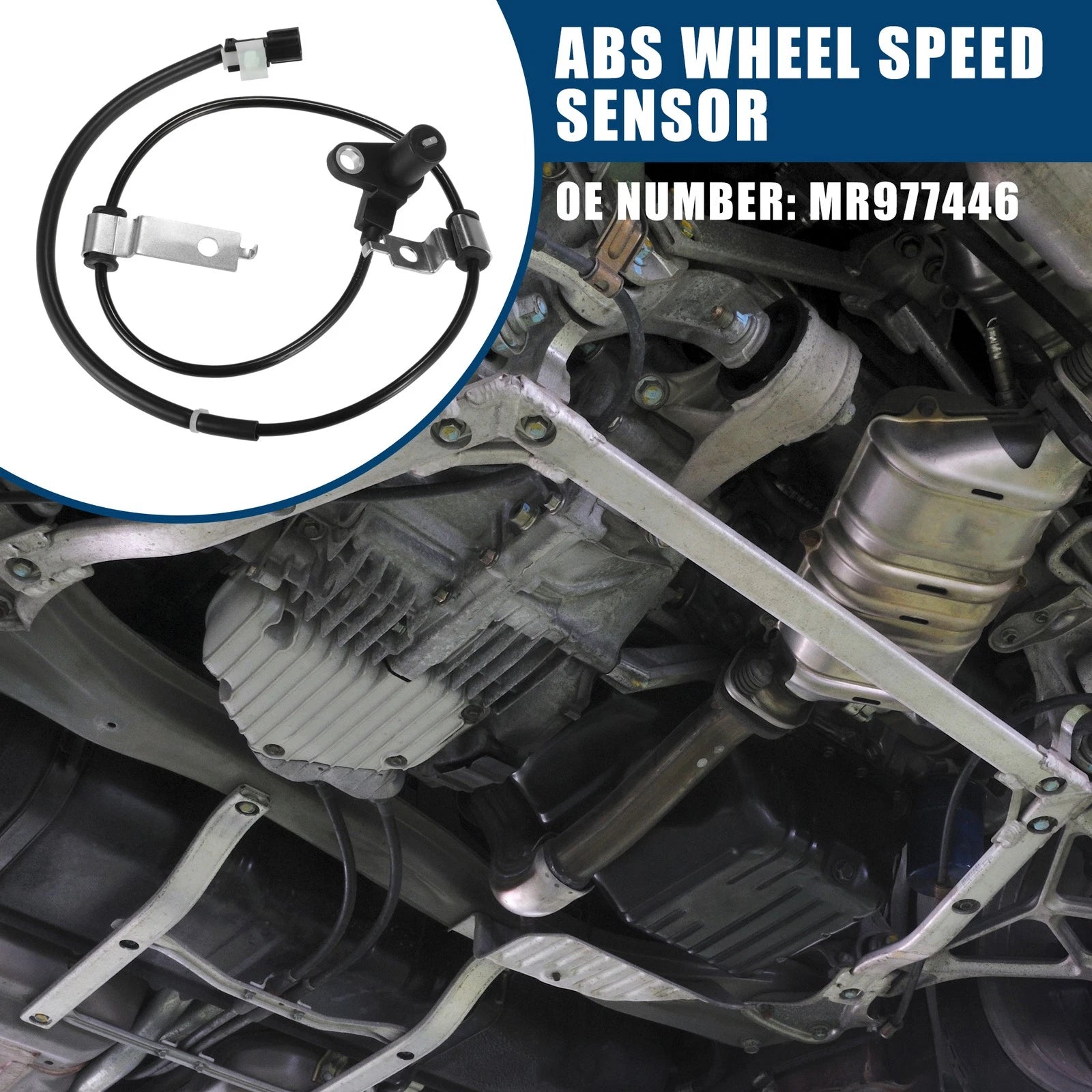 ABS Wheel Speed Sensor for Mitsubishi Shogun Pinin (2001–2007) MR977446