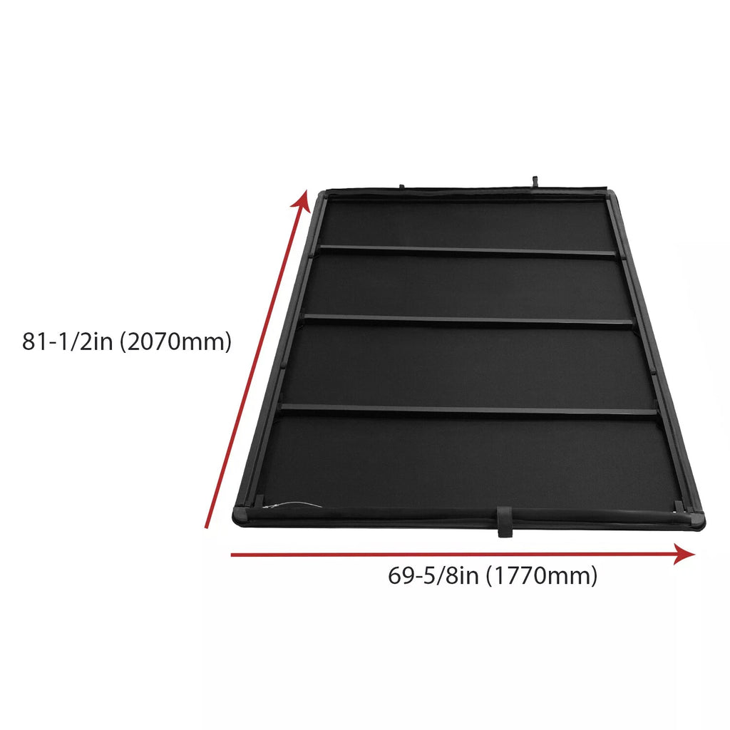 6.5FT Roll-Up Vinyl Tonneau Cover for Silverado Sierra 1500 (2007-2014)