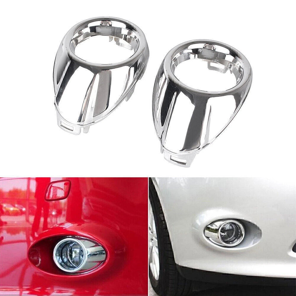 Set of 2 Chrome Fog Light Covers for Ford Focus (2012–2013)