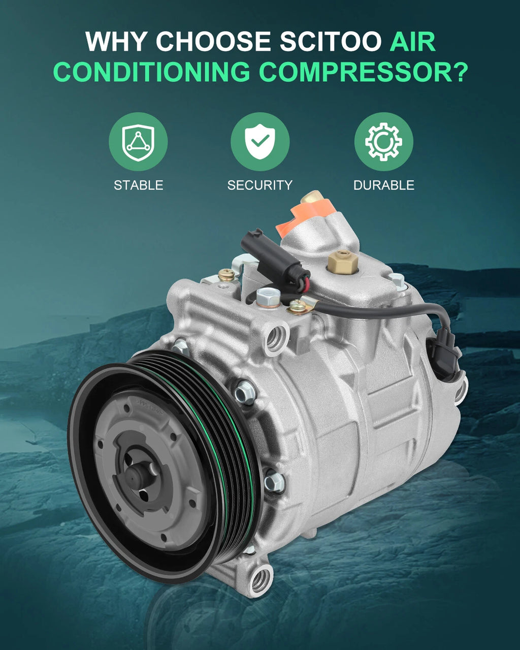 A/C Compressor for BMW 325i 325xi 328i 328xi (2006–2007)