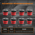 Silicone Body Mount Bushings Kit for Ford Super Duty F-250/F-350 (2008–2016)
