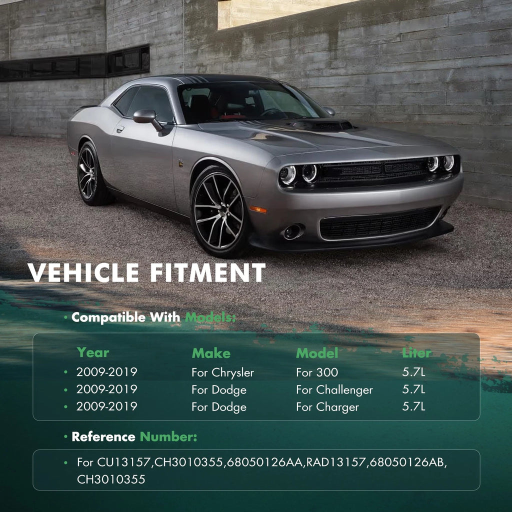 Radiator for Chrysler 300 Dodge Charger Challenger (2009–2019)