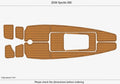 Seadek Swim Platform Cockpit Foam EVA Teak Flooring Mat for Sportis 580 (2006)