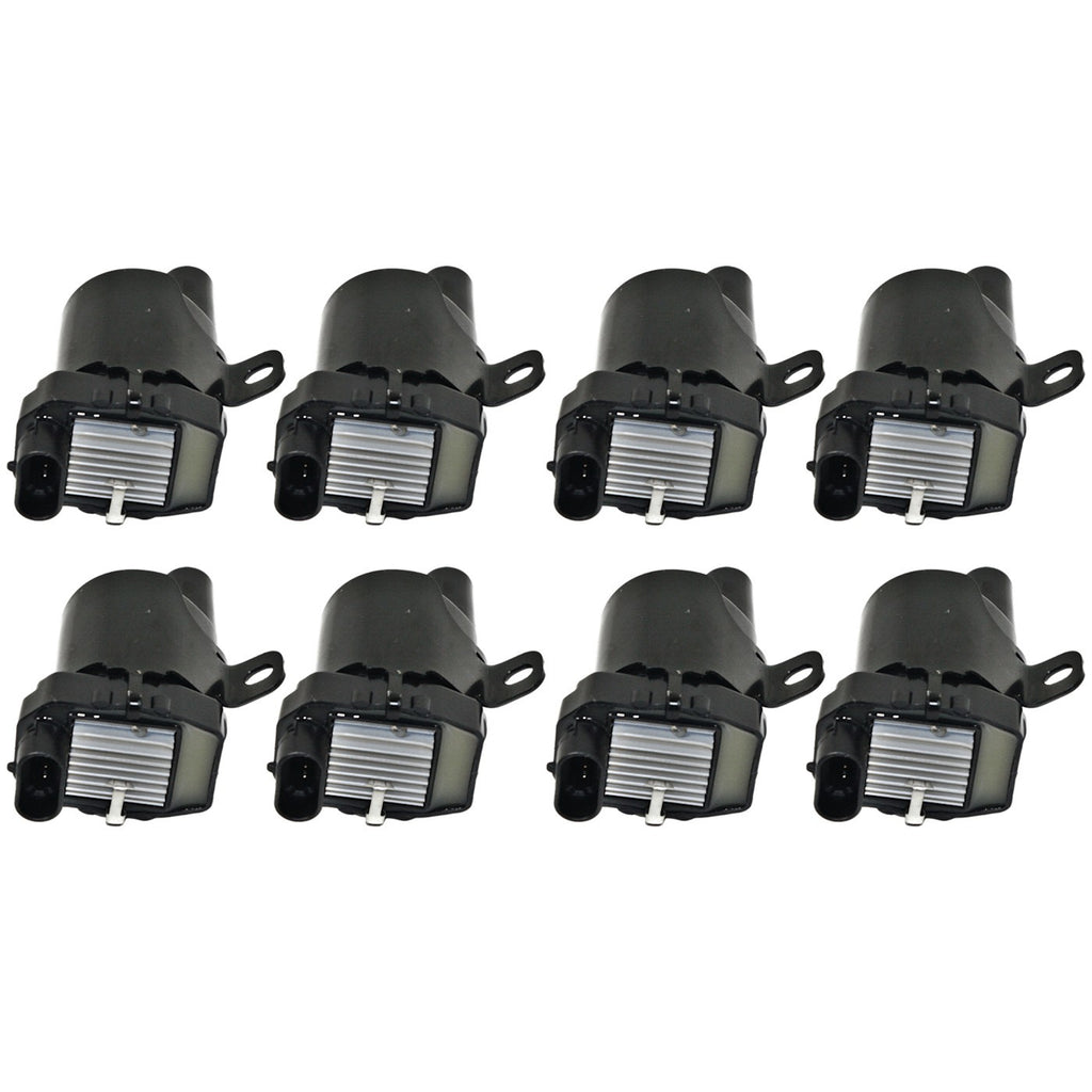 Set of 8 Ignition Coils for Chevy Express Van, Yukon, Suburban, Avalanche
