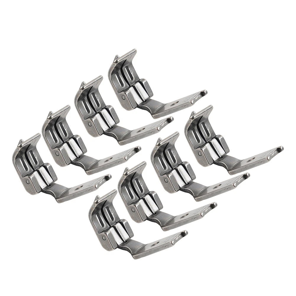 Double Needle Center Edge Foot with Spring Guide for Singer 112W, Juki LH-515+