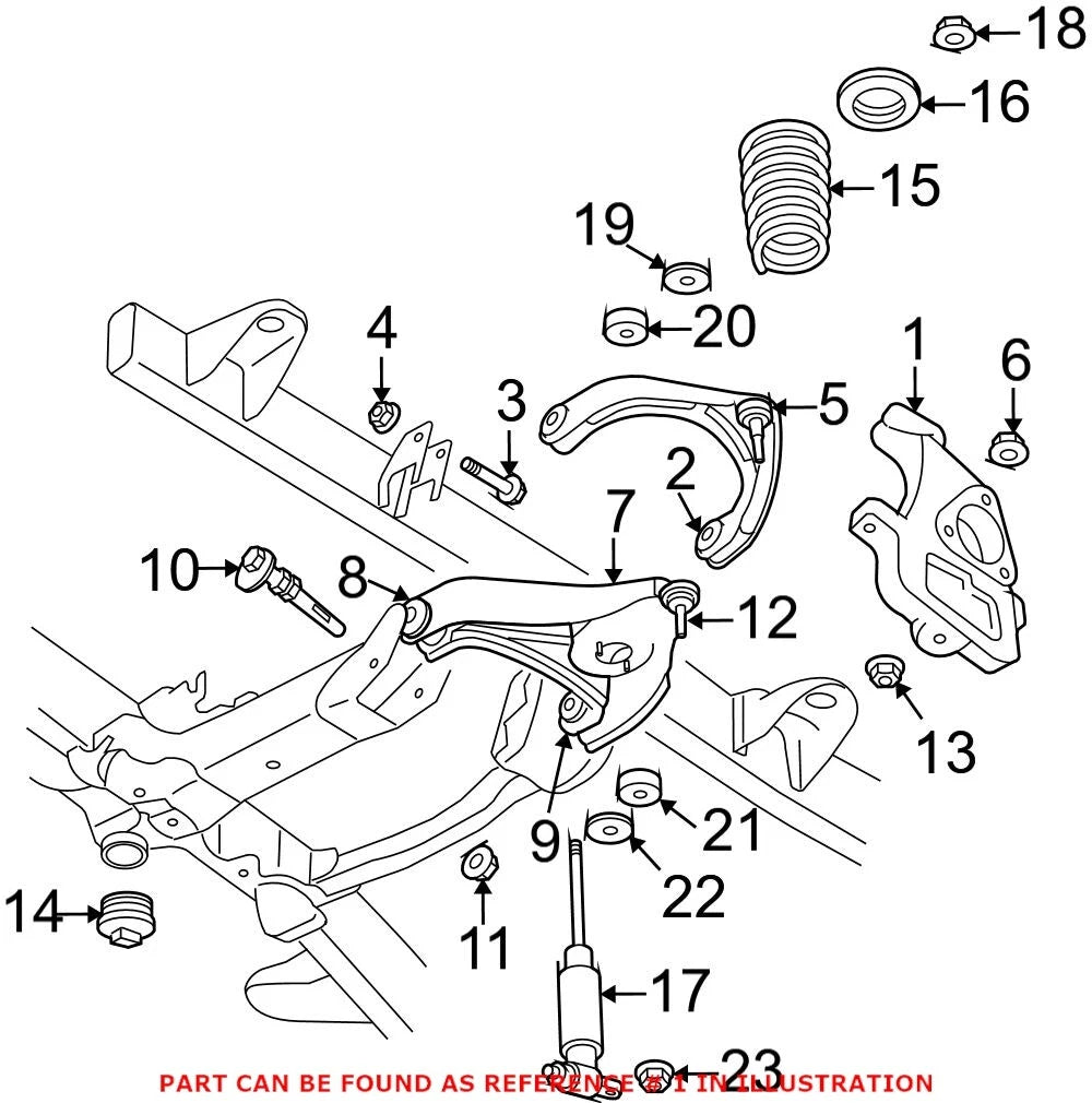 Front Driver Left Suspension Knuckle for Ram 1500 Classic (2019–2023)