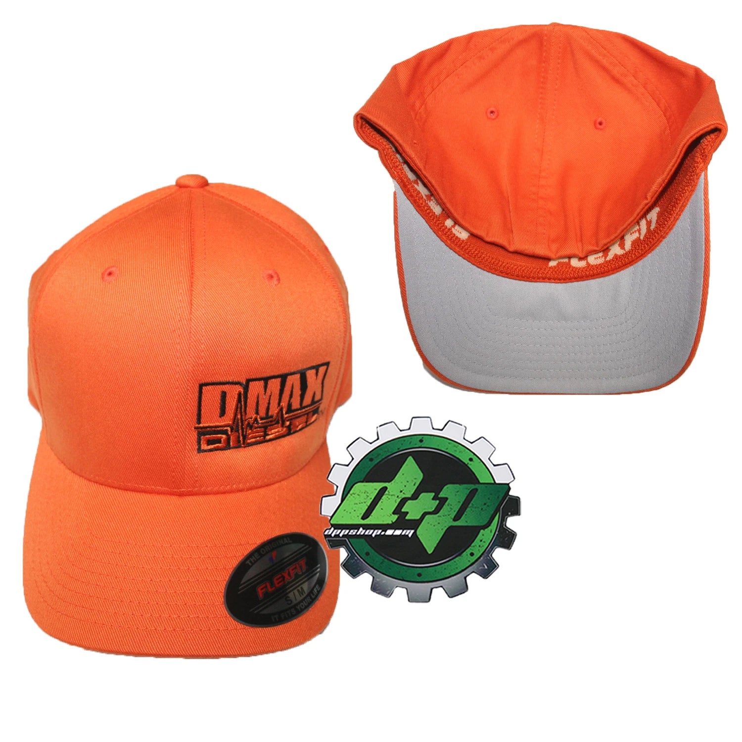 Flexfit Trucker Hat for Chevy Duramax (S/M) - Orange
