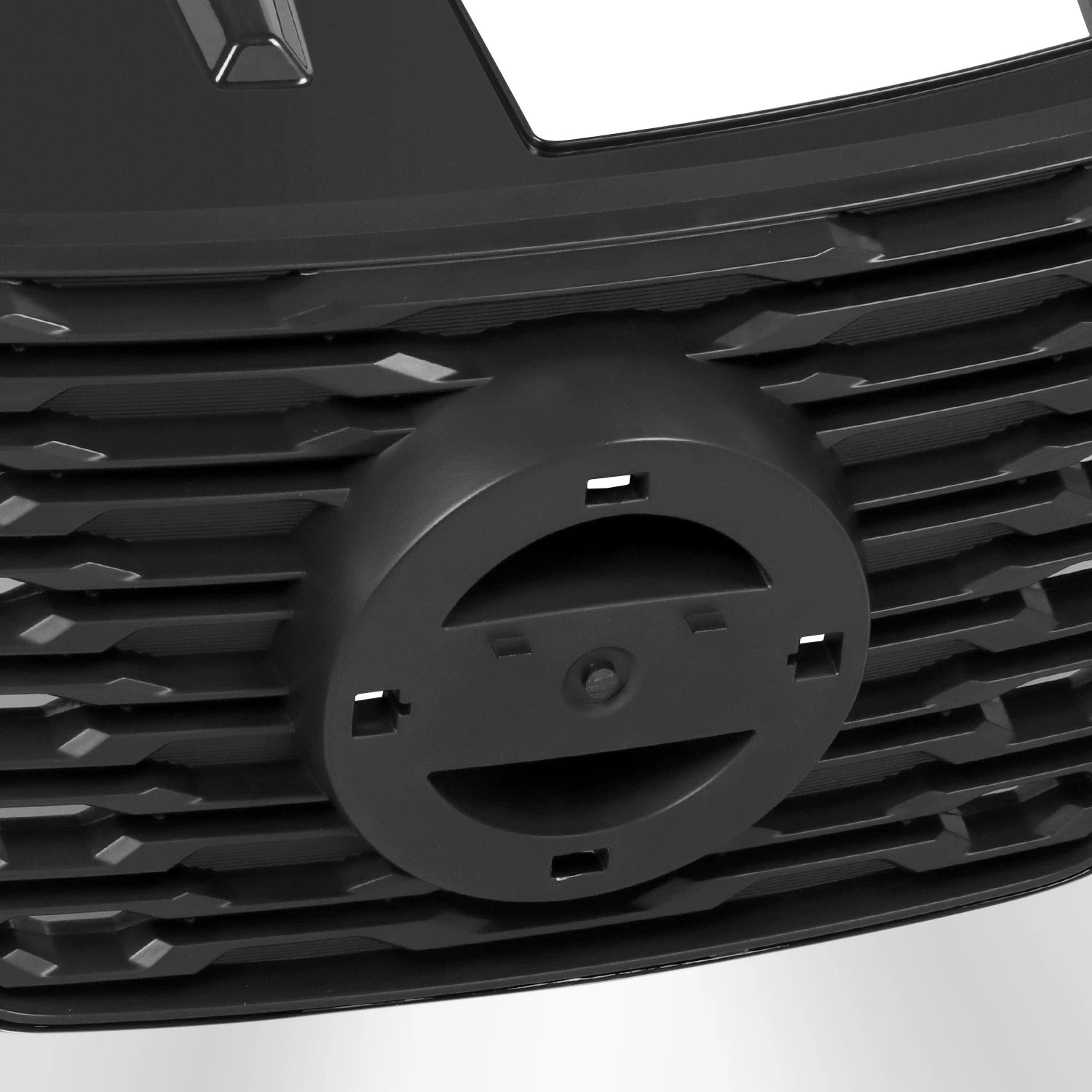 Front Grille for Nissan Rogue SL/SV (2017–2018) w/Badge Slot, No Camera Holes
