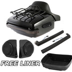 Trunk Pad Rack Tail Light Speakers for Harley Street Glide (2014–2025)