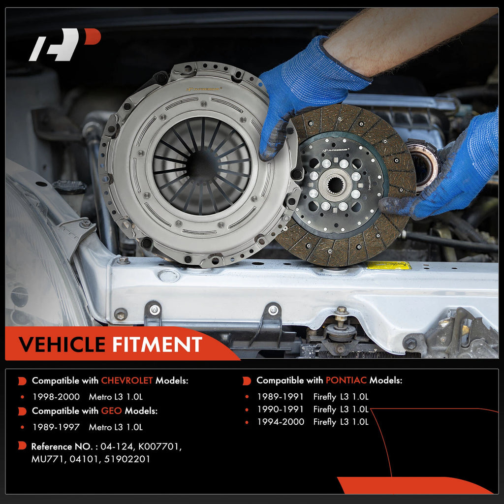 Clutch Kit for Chevy Metro, Pontiac Firefly (1998–2000)